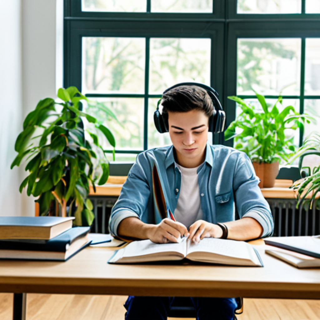 보험중개사 자격시험 이론 공부법 - Stress-Free Study Environment**

"A bright and airy study room with a student fully clothed in casua...