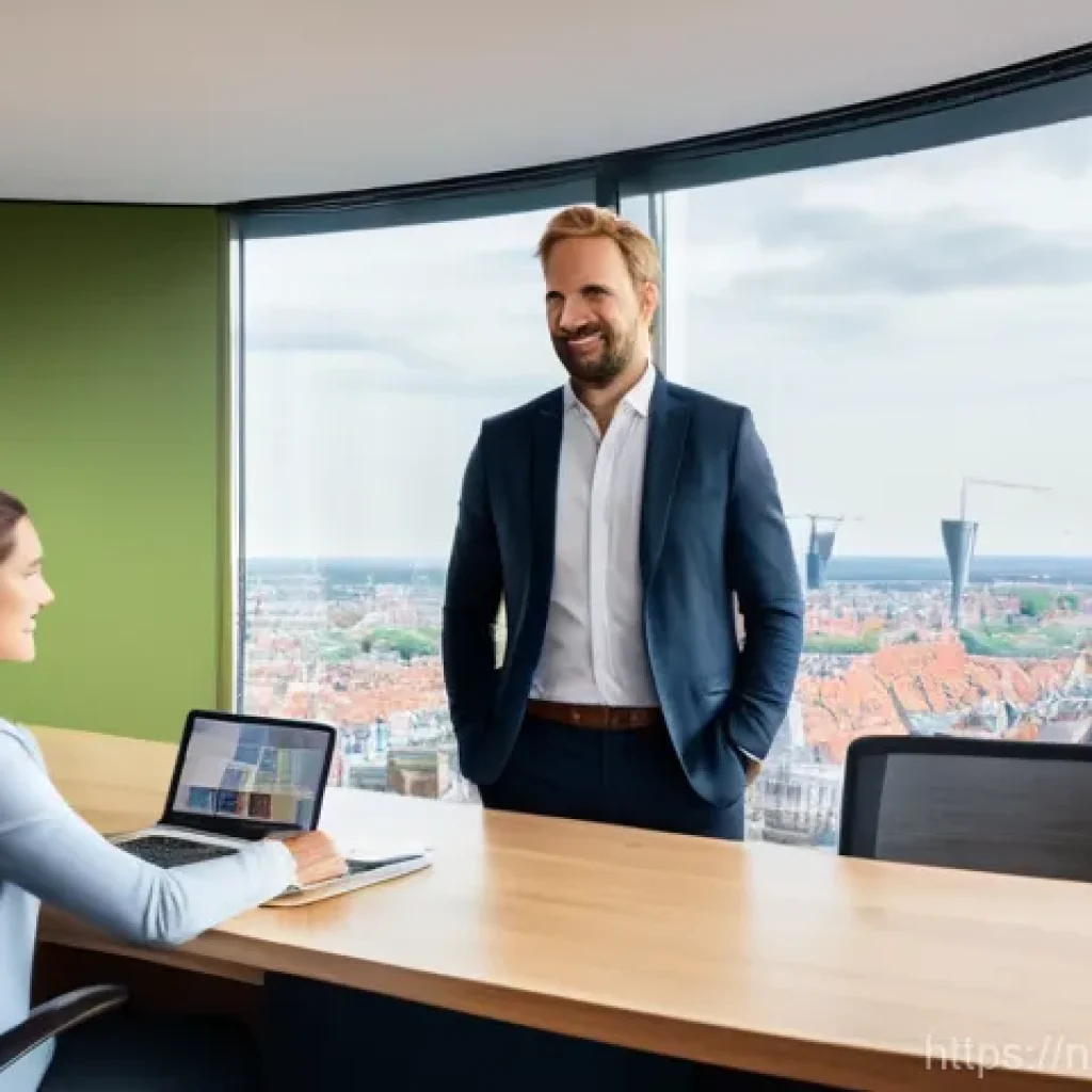 보험중개사와 관련된 업무 윤리 사례 - Human Empathy in a Digital Age**
A warm, inviting image featuring a professional and empathetic Dutc...