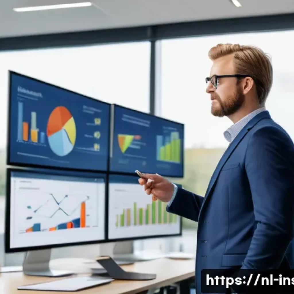 보험중개사 시험 이후 전문성 강화 전략 - A professional Dutch insurance specialist in a modern office setting, attentively explaining niche i...